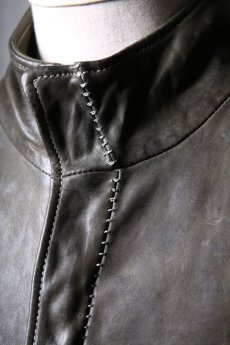 画像16: incarnation / インカネーション / 12111-41287 / HORSE LEATHER Z/F BLOUSON H/N MOTO #2 O/P ARM LINED (16)