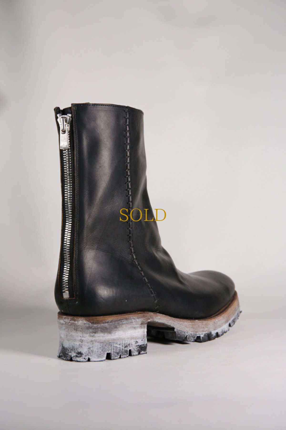 画像9: Thee OLD CIRCUS '' 1973 '' / 9-730-R / " thee - R " / GUIDI LEATHER ONE PIECE FRONT BACK ZIP BOOTS (9)