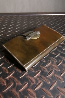 画像9: incarnation / インカネーション / 32113SC-8870 / SHELL CORDOVAN WALLET LONG #4 (9)