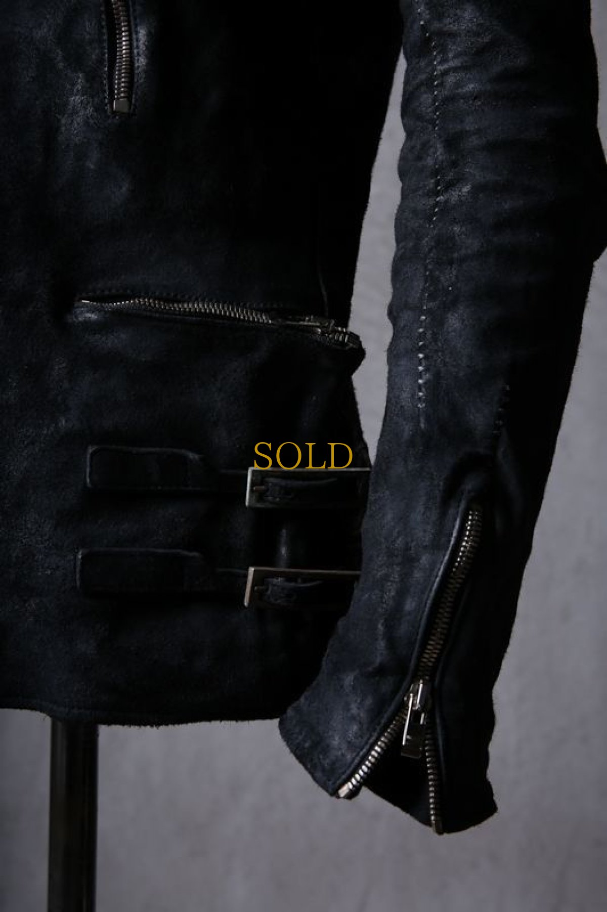 画像13: incarnation / インカネーション / 12111-41077 / BACK SKIN HORSE LEATHER DOUBLE BREAST MOTO W/POCKET LINED (13)