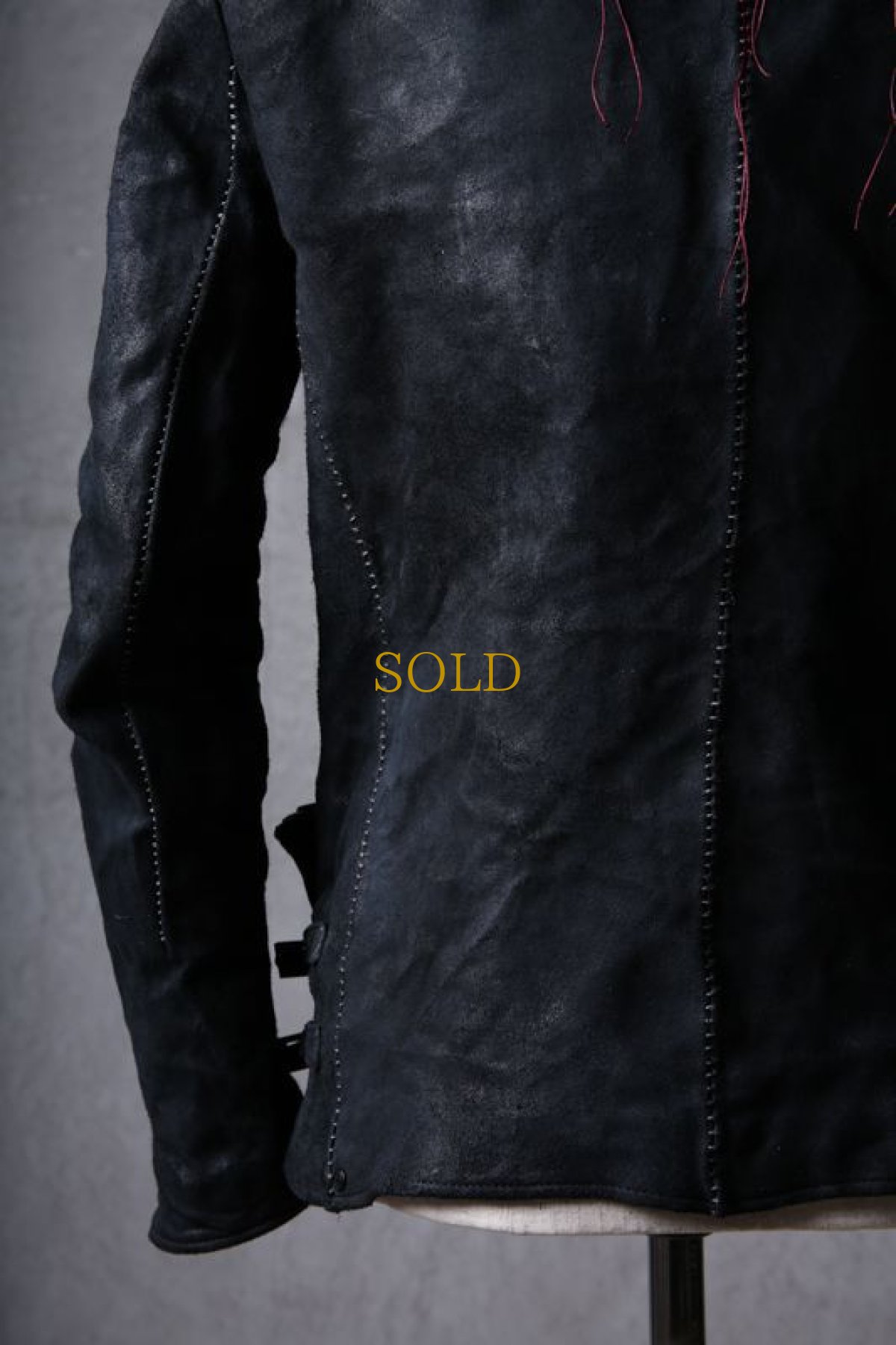 画像20: incarnation / インカネーション / 12111-41077 / BACK SKIN HORSE LEATHER DOUBLE BREAST MOTO W/POCKET LINED (20)