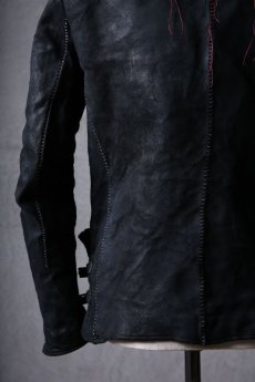 画像20: incarnation / インカネーション / 12111-41077 / BACK SKIN HORSE LEATHER DOUBLE BREAST MOTO W/POCKET LINED (20)