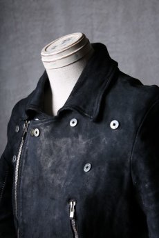 画像18: incarnation / インカネーション / 12111-41077 / BACK SKIN HORSE LEATHER DOUBLE BREAST MOTO W/POCKET LINED (18)