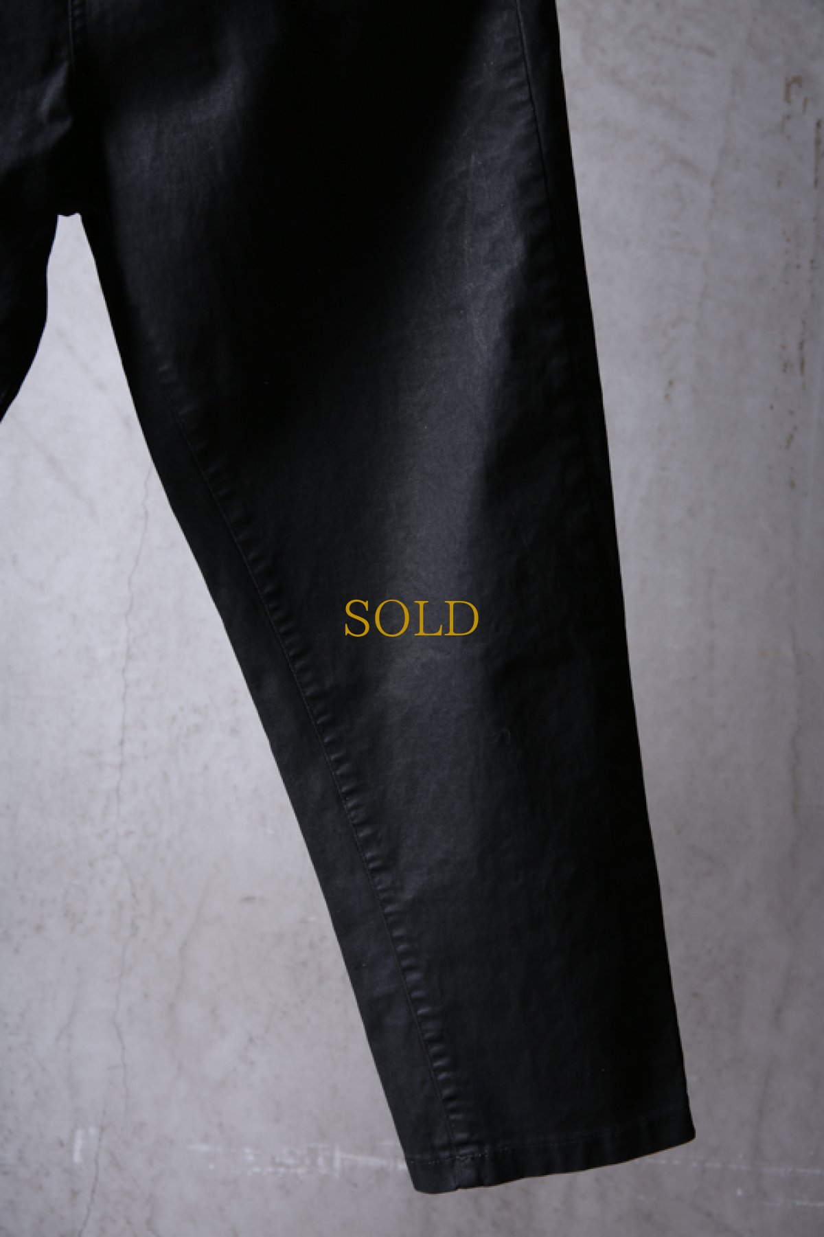 画像6: NostraSantissima / ノストラ サンティッシマ / P04 / Overfit stretch coated pants (6)