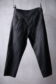 画像2: NostraSantissima / ノストラ サンティッシマ / P04 / Overfit stretch coated pants (2)