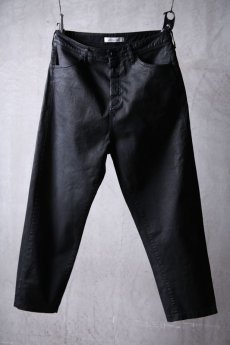 画像1: NostraSantissima / ノストラ サンティッシマ / P04 / Overfit stretch coated pants (1)