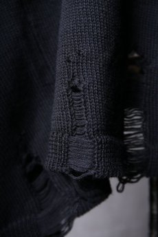 画像20: NostraSantissima / ノストラ サンティッシマ / M52 / DAMAGE KNIT CARDIGAN (20)