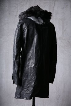 画像7: incarnation / インカネーション / 11911-5297CC / HORSE LEATHER SHEARLING PARKA LONG W/POCKET LINED (7)