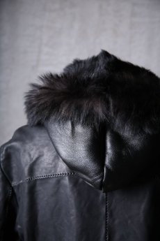 画像19: incarnation / インカネーション / 11911-5297CC / HORSE LEATHER SHEARLING PARKA LONG W/POCKET LINED (19)