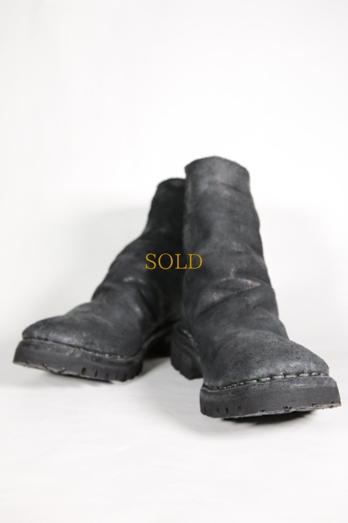 画像1: incarnation / インカネーション / 32111V-7157VB / HORSE LEATHER BACK ZIP ONE PIECE LINED VIBRAM SOLES (1)