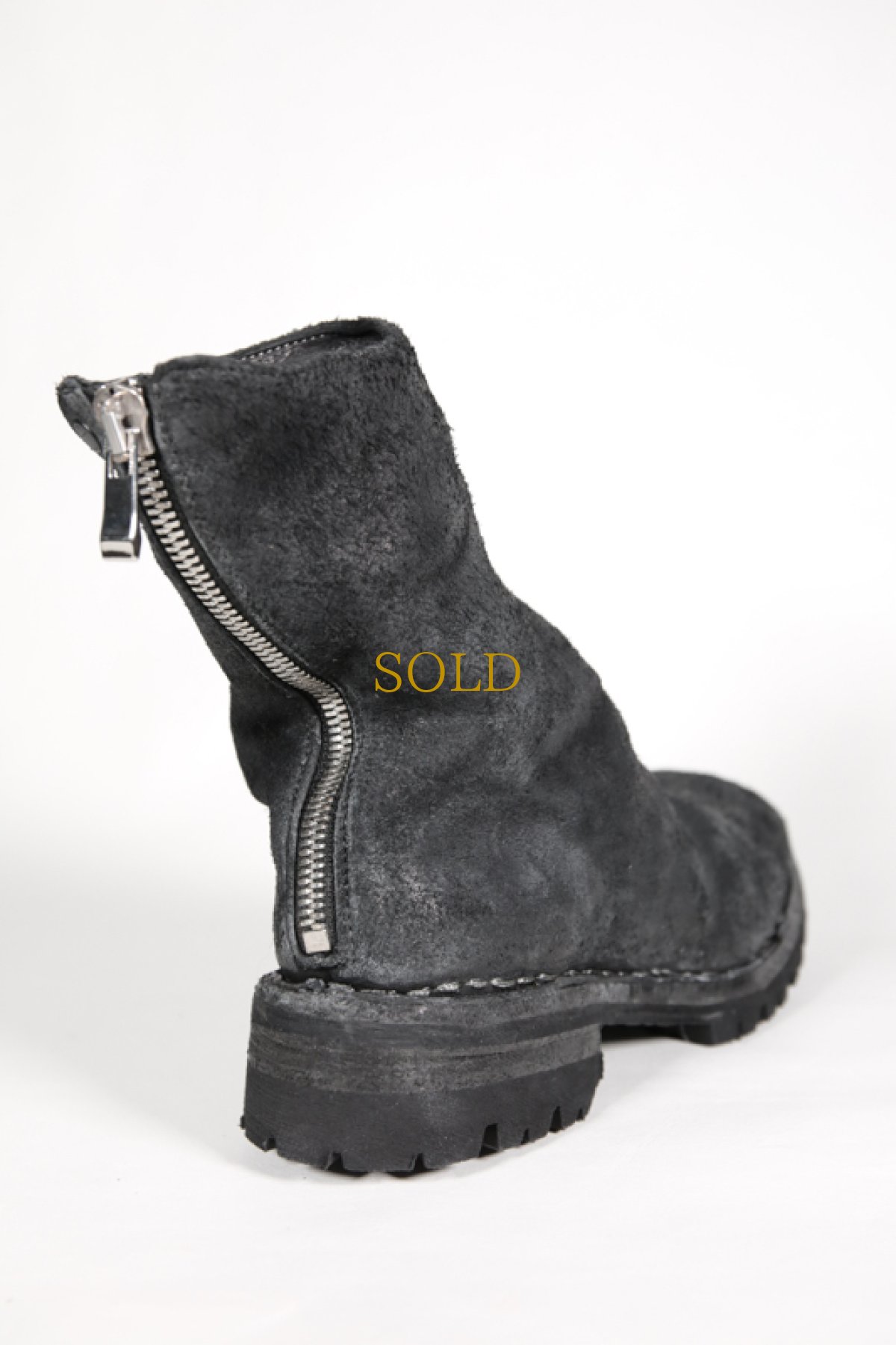 画像13: incarnation / インカネーション / 32111V-7157VB / HORSE LEATHER BACK ZIP ONE PIECE LINED VIBRAM SOLES (13)