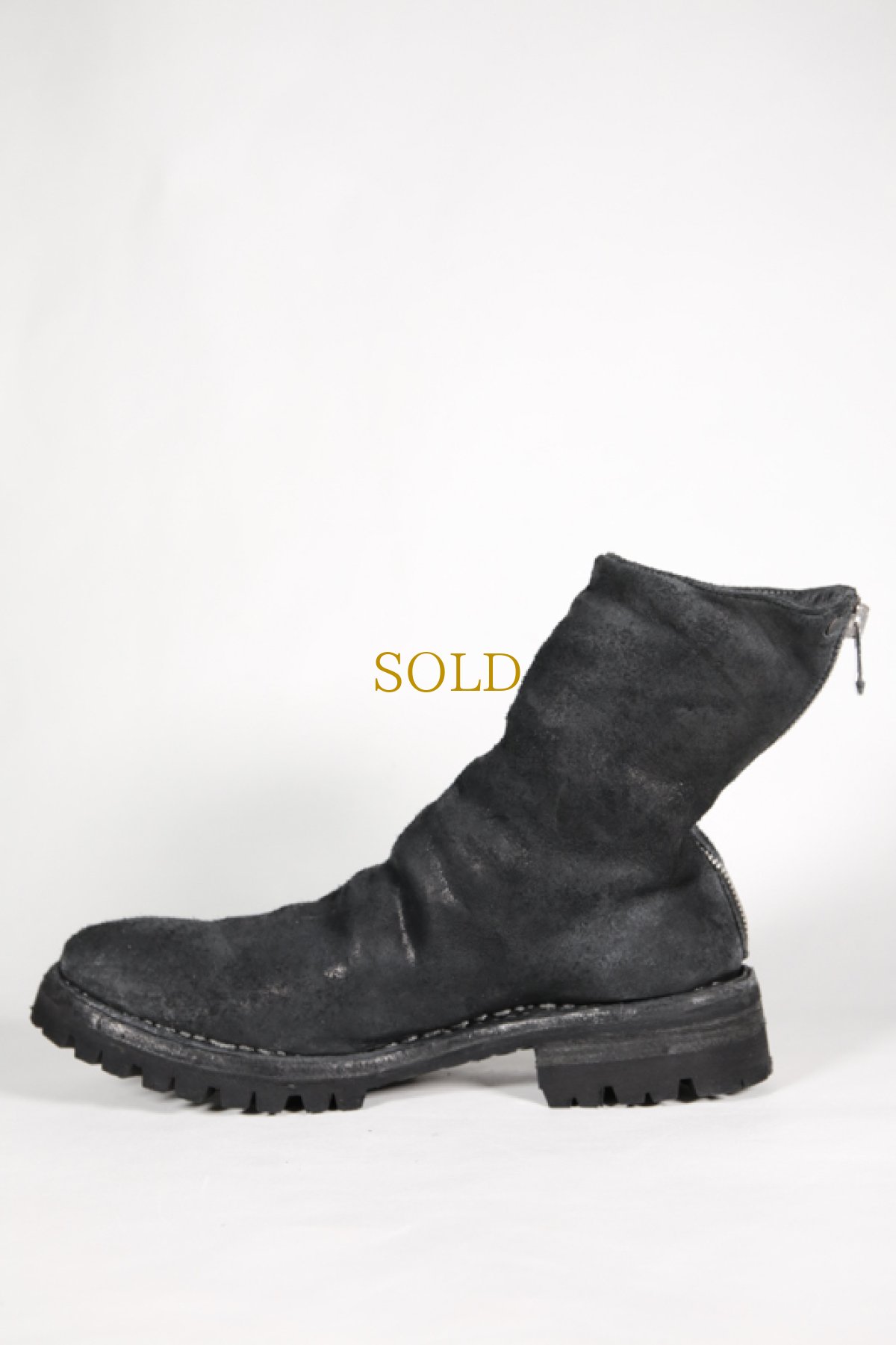 画像11: incarnation / インカネーション / 32111V-7157VB / HORSE LEATHER BACK ZIP ONE PIECE LINED VIBRAM SOLES (11)
