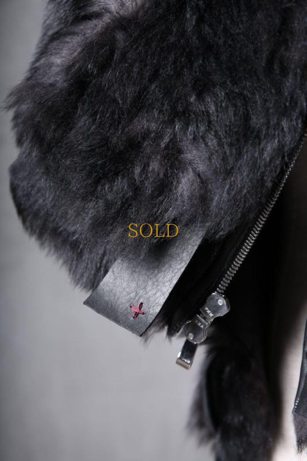 画像20: incarnation / インカネーション / 31991-4690 / SHEEP SHEARLING HIGH NECK ZIP BLOUSON SPIRAL ARM (20)