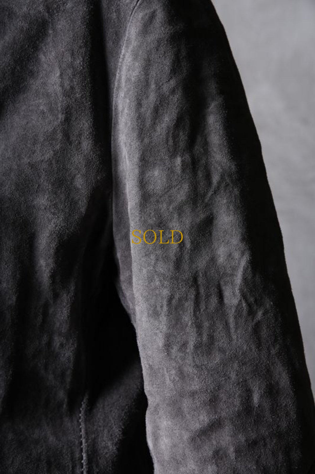 画像16: incarnation / インカネーション / 32131-5337 / BACK SKIN CALF LEATHER  BALMACAAN COAT W/OVER PKT LINED (16)