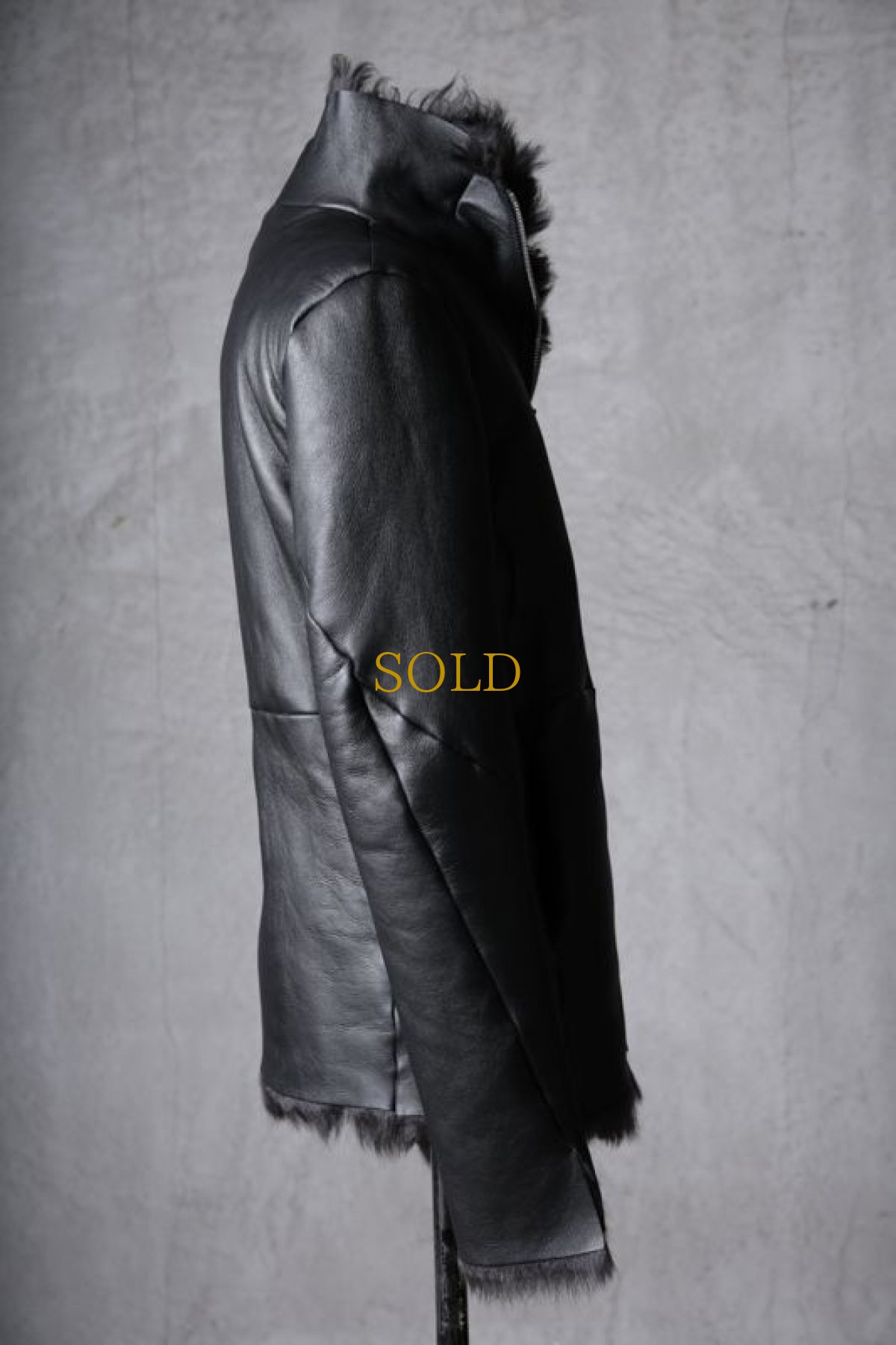 画像6: incarnation / インカネーション / 31991-4690 / SHEEP SHEARLING HIGH NECK ZIP BLOUSON SPIRAL ARM (6)