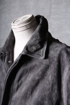 画像15: incarnation / インカネーション / 32131-5337 / BACK SKIN CALF LEATHER  BALMACAAN COAT W/OVER PKT LINED (15)