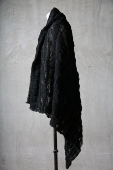 画像4: Thee OLD CIRCUS '' 1973 '' / 0401 / Cover up star / Italian fabric Wool blend knit cape (4)