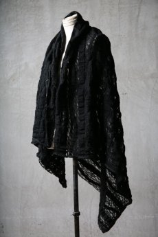 画像2: Thee OLD CIRCUS '' 1973 '' / 0401 / Cover up star / Italian fabric Wool blend knit cape (2)