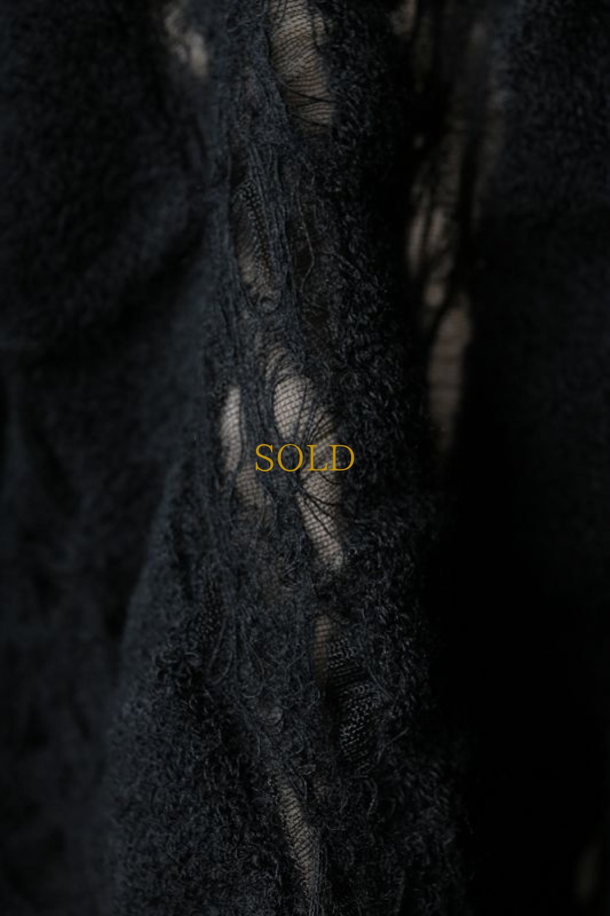 画像18: Thee OLD CIRCUS '' 1973 '' / 0401 / Cover up star / Italian fabric Wool blend knit cape (18)