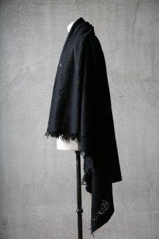 画像4: Thee OLD CIRCUS '' 1973 '' / 0402 / Cover up moon / Italian fabric Wool blend knit cape (4)