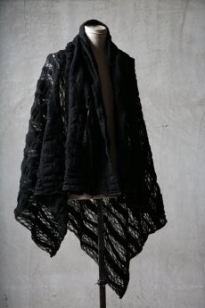 画像3: Thee OLD CIRCUS '' 1973 '' / 0401 / Cover up star / Italian fabric Wool blend knit cape (3)