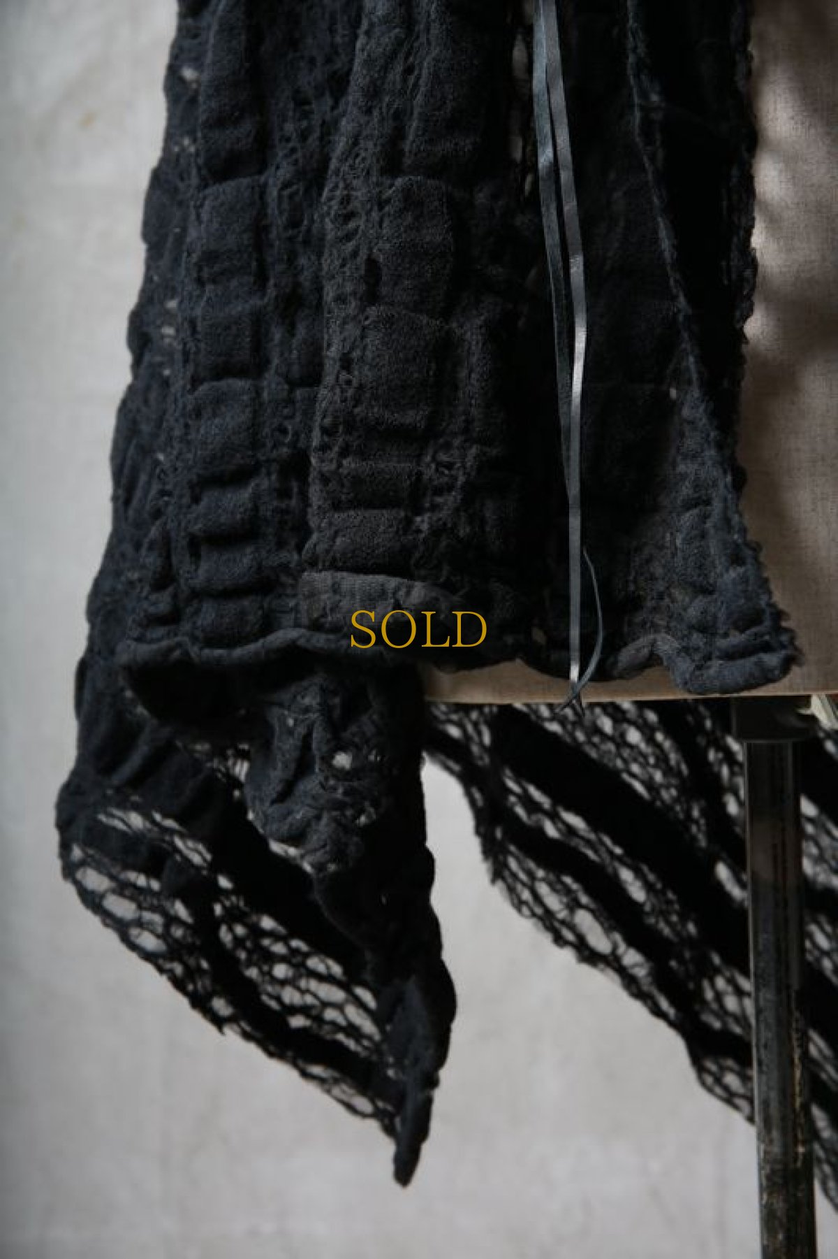 画像11: Thee OLD CIRCUS '' 1973 '' / 0401 / Cover up star / Italian fabric Wool blend knit cape (11)