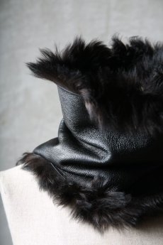 画像9: incarnation / インカネーション / 31991-8840 / SHEEP SHEARLING SCARF#3 (9)