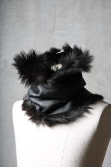 画像2: incarnation / インカネーション / 31991-8840 / SHEEP SHEARLING SCARF#3 (2)