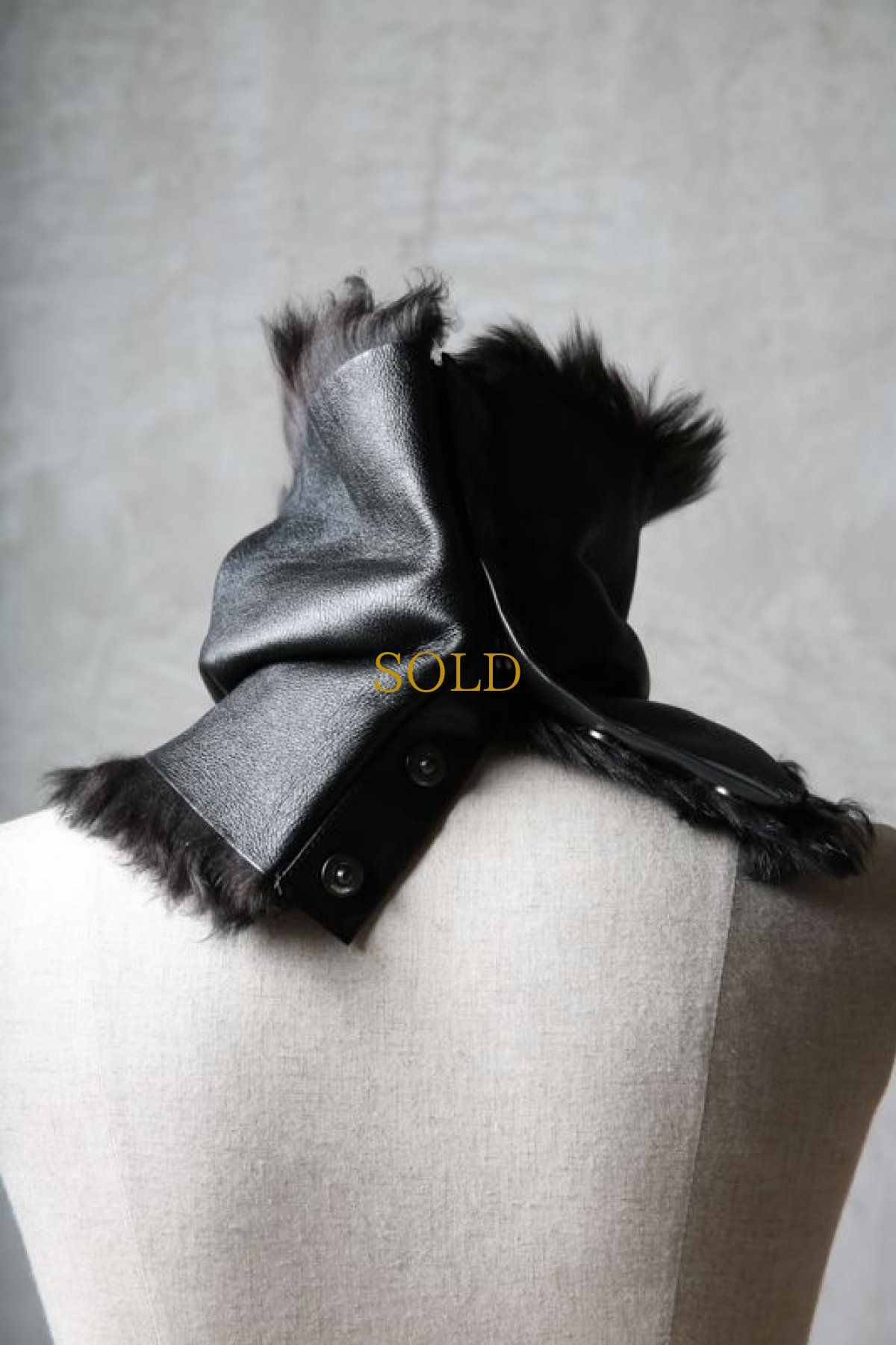 画像8: incarnation / インカネーション / 31991-8840 / SHEEP SHEARLING SCARF#3 (8)