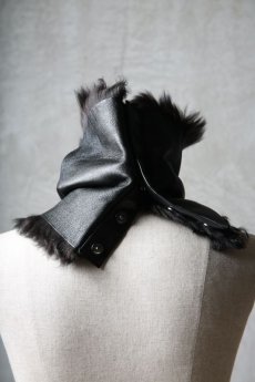 画像8: incarnation / インカネーション / 31991-8840 / SHEEP SHEARLING SCARF#3 (8)