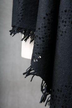 画像20: Thee OLD CIRCUS '' 1973 '' / 0402 / Cover up moon / Italian fabric Wool blend knit cape (20)