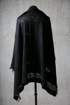 画像8: Thee OLD CIRCUS '' 1973 '' / 0402 / Cover up moon / Italian fabric Wool blend knit cape (8)
