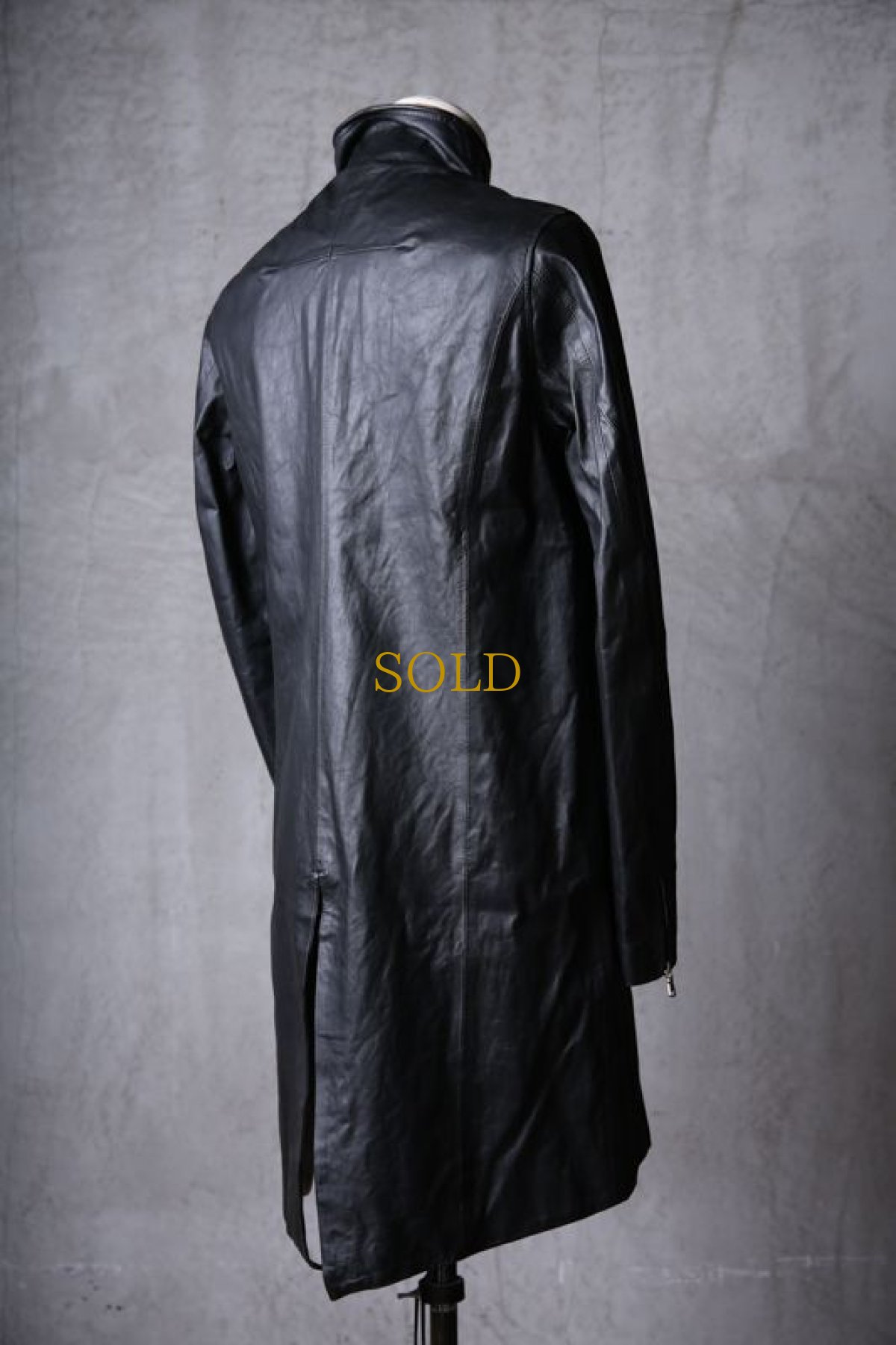 画像7: Thee OLD CIRCUS - 9 - / 9-9101 / "Rust Journey" / ディストーションネック フロントジップ フィッシュテール ラストレザーコート (7)