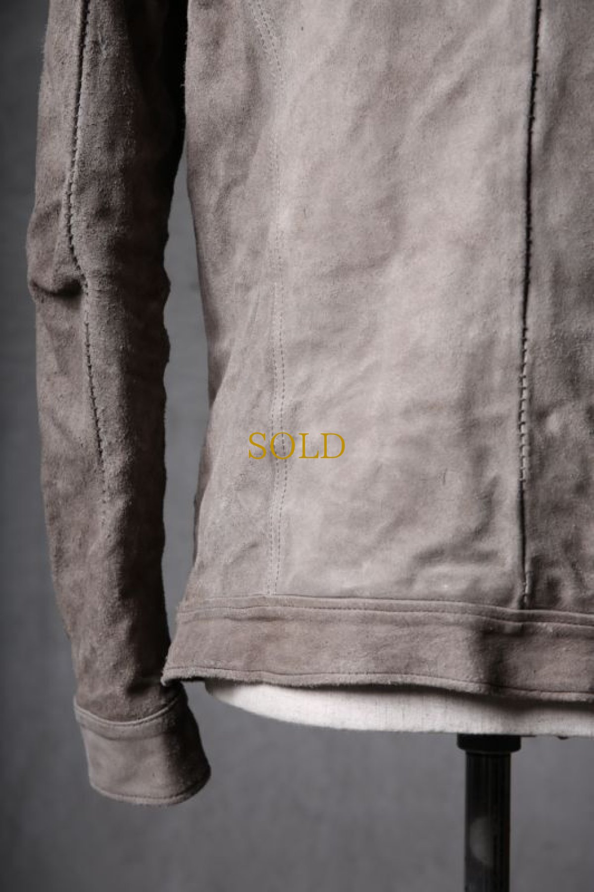 画像19: incarnation / インカネーション / 12211-41257 / HORSE LEATHER JEAN JACKET O/P ARM LINED (19)