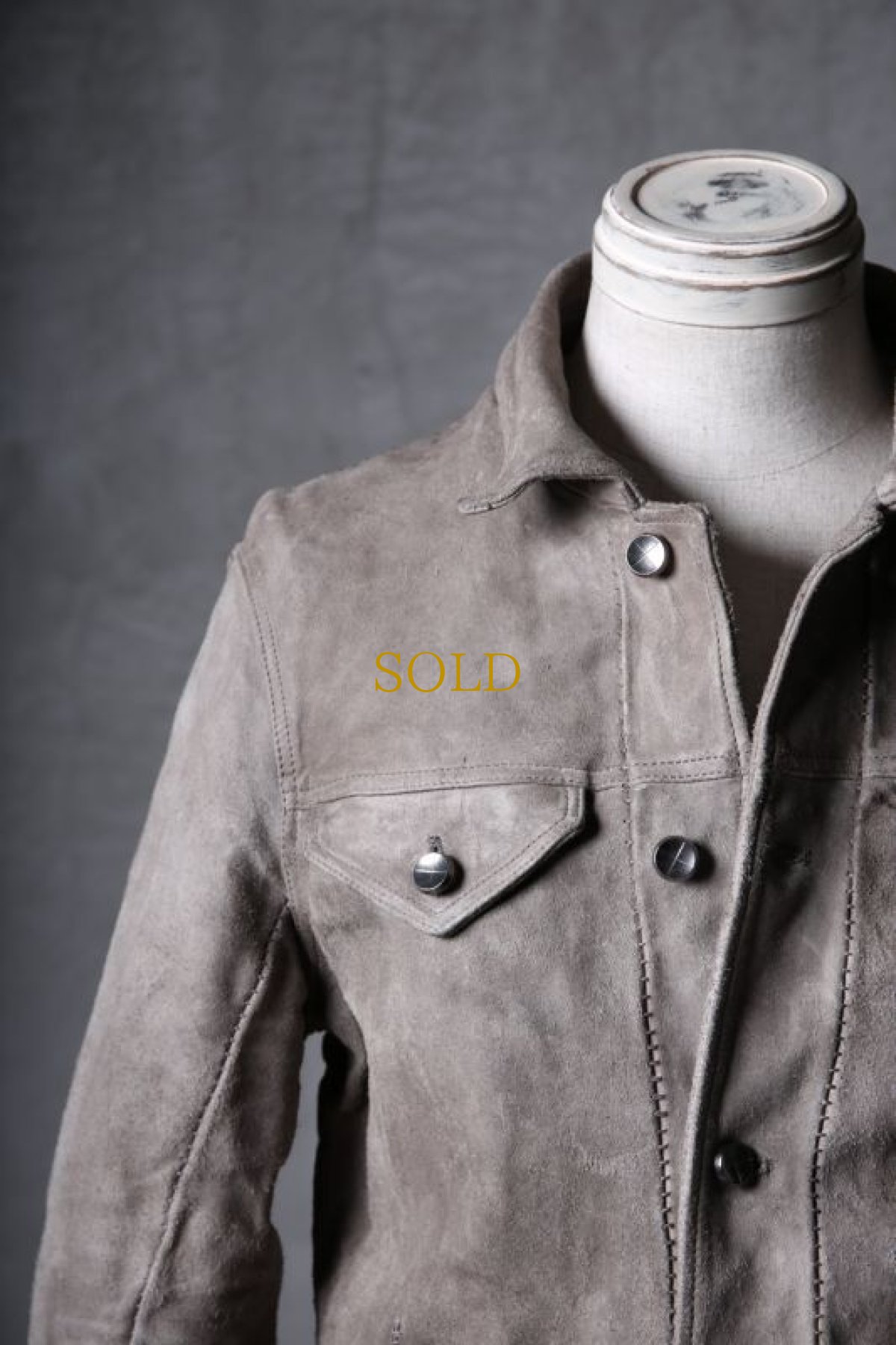 画像11: incarnation / インカネーション / 12211-41257 / HORSE LEATHER JEAN JACKET O/P ARM LINED (11)