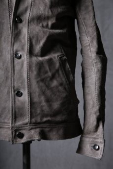 画像12: incarnation / インカネーション / 12211-41257 / HORSE LEATHER JEAN JACKET O/P ARM LINED (12)