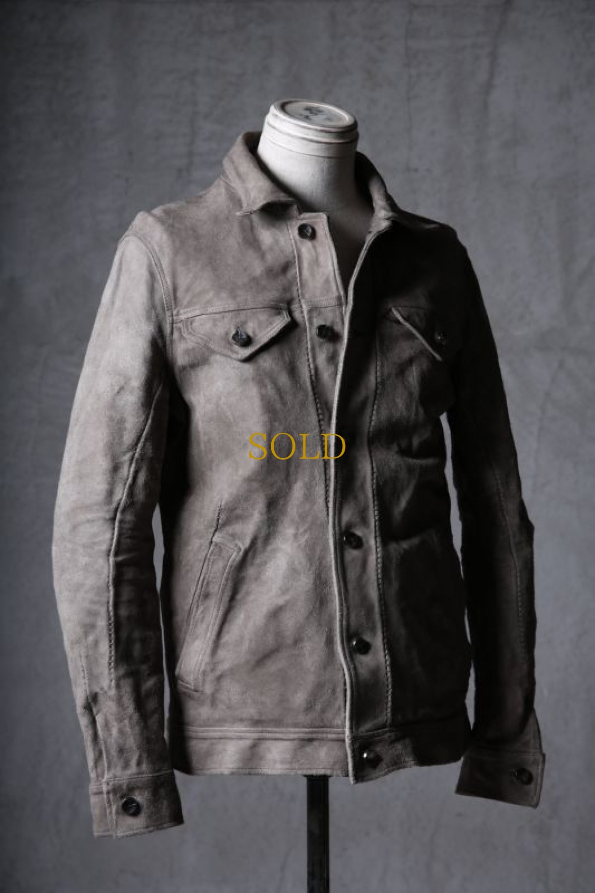 画像3: incarnation / インカネーション / 12211-41257 / HORSE LEATHER JEAN JACKET O/P ARM LINED (3)