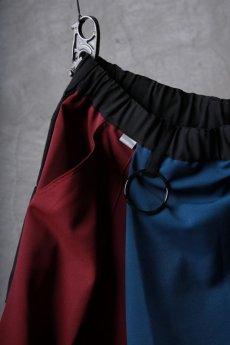 画像3: JUVENILE HALL ROLLCALL / ジュヴェナイルホールロールコール / 1517 / " FLUFFY CLOUD " Crazy color asymmetric skirt pants (3)