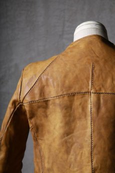 画像17: incarnation / インカネーション / 12211-41477 / HORSE LEATHER NO COLLAR  ZIP/F MOTO DARTS SHOULDER LINED  (17)