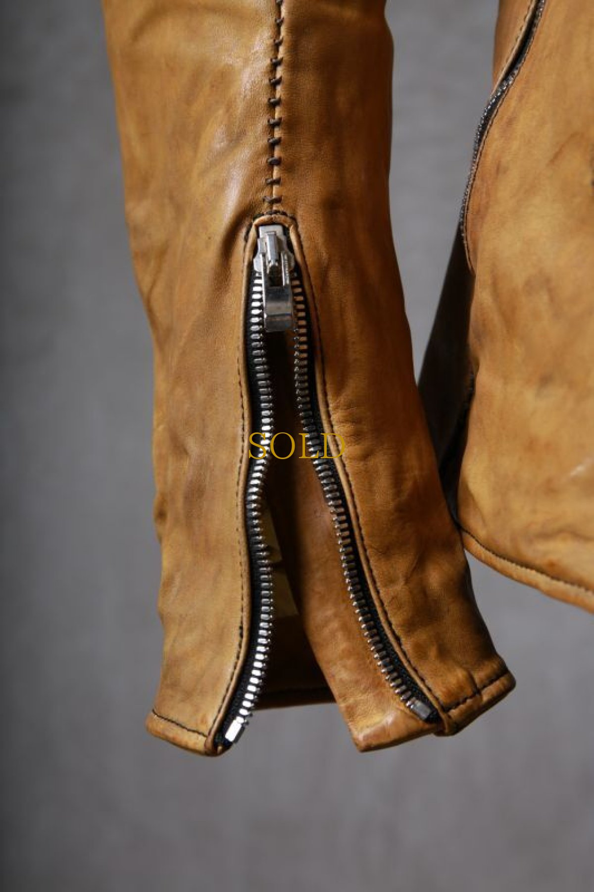 画像16: incarnation / インカネーション / 12211-41477 / HORSE LEATHER NO COLLAR  ZIP/F MOTO DARTS SHOULDER LINED  (16)