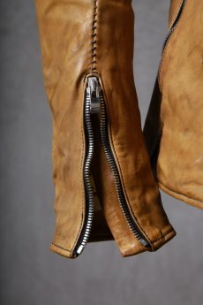 画像16: incarnation / インカネーション / 12211-41477 / HORSE LEATHER NO COLLAR  ZIP/F MOTO DARTS SHOULDER LINED  (16)