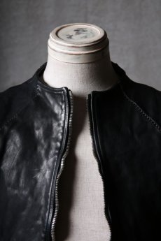 画像11: incarnation / インカネーション / 12211-41477 / HORSE LEATHER NO COLLAR  ZIP/F MOTO DARTS SHOULDER LINED  (11)