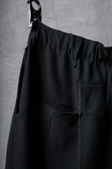 画像14: Wir Lineal / リネアル / WL-0406 / Schimmern / Inorganic structure sarrouel relax pants (14)