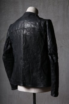 画像6: incarnation / インカネーション / 12211-41477 / HORSE LEATHER NO COLLAR  ZIP/F MOTO DARTS SHOULDER LINED  (6)