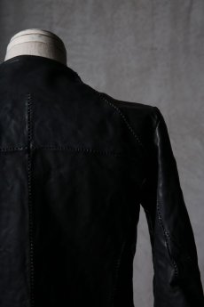 画像17: incarnation / インカネーション / 12211-41477 / HORSE LEATHER NO COLLAR  ZIP/F MOTO DARTS SHOULDER LINED  (17)