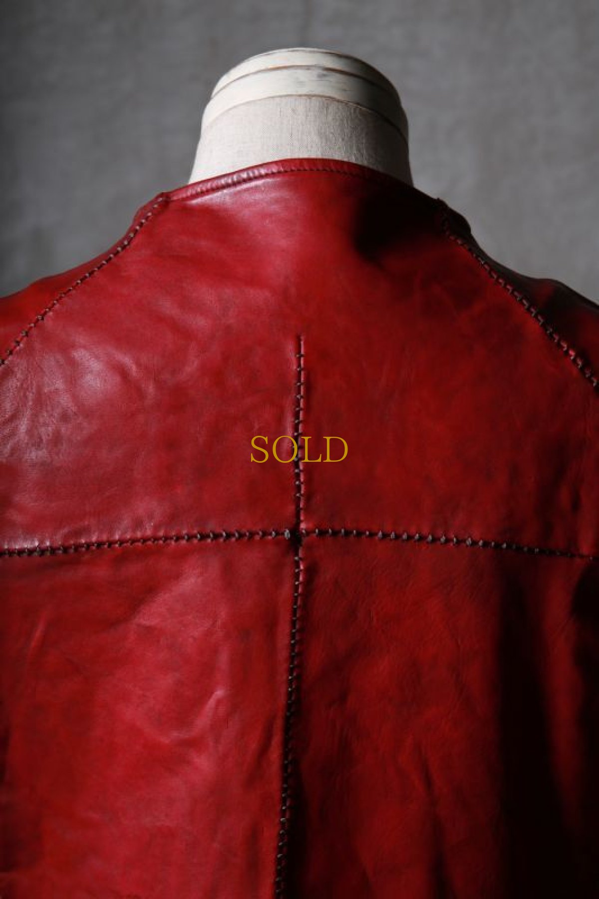 画像19: incarnation / インカネーション / 12211-41477 / HORSE LEATHER NO COLLAR  ZIP/F MOTO DARTS SHOULDER LINED  (19)