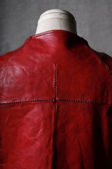 画像19: incarnation / インカネーション / 12211-41477 / HORSE LEATHER NO COLLAR  ZIP/F MOTO DARTS SHOULDER LINED  (19)