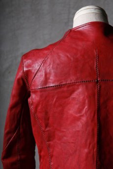 画像16: incarnation / インカネーション / 12211-41477 / HORSE LEATHER NO COLLAR  ZIP/F MOTO DARTS SHOULDER LINED  (16)