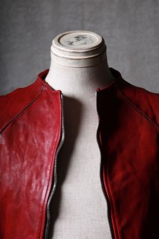 画像11: incarnation / インカネーション / 12211-41477 / HORSE LEATHER NO COLLAR  ZIP/F MOTO DARTS SHOULDER LINED  (11)