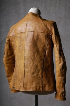 画像6: incarnation / インカネーション / 12211-41477 / HORSE LEATHER NO COLLAR  ZIP/F MOTO DARTS SHOULDER LINED  (6)